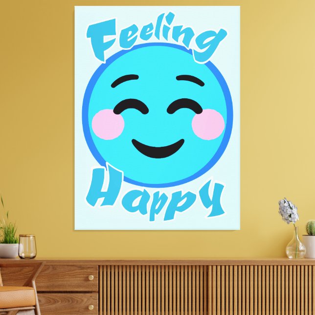 Lienzo Sintiéndose feliz (Insitu (Sala de estar))