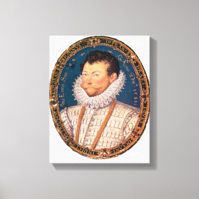 Lienzo Sir Francis Drake, 1581 (Anverso)