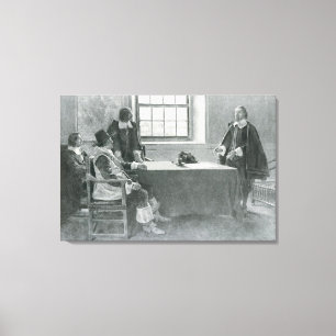 Lienzo Sir Guillermo Berkeley Surrendering