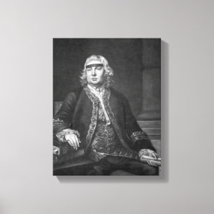 Lienzo Sir Juan Fielding, grabado por James McArdell