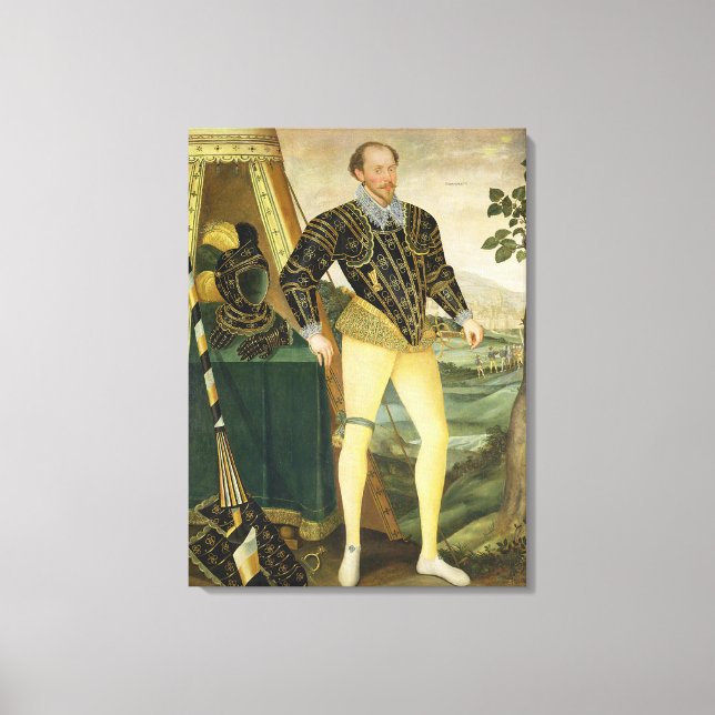 Lienzo Sir William Drury, de Hawstead, Suffolk (1527-79), (Anverso)