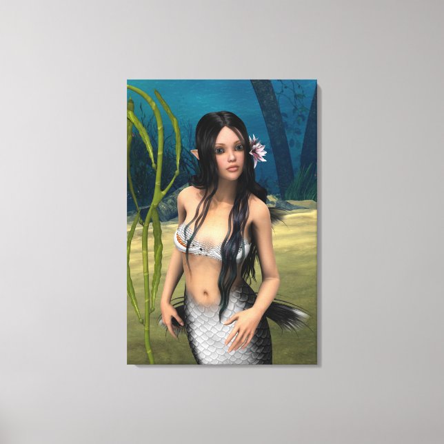 Lienzo Sirena Bonita (Anverso)