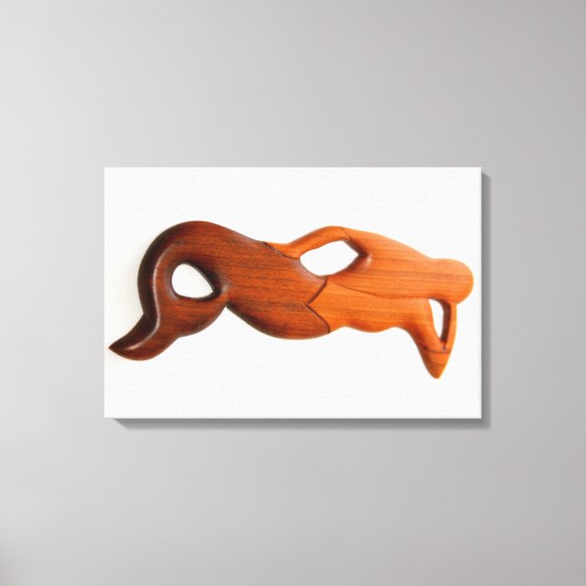 Lienzo sirena de observación de bronca (Anverso)