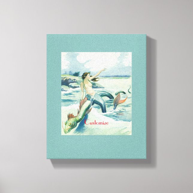 Lienzo Sirviente de serpiente de sirviente de la sirena T (Anverso)