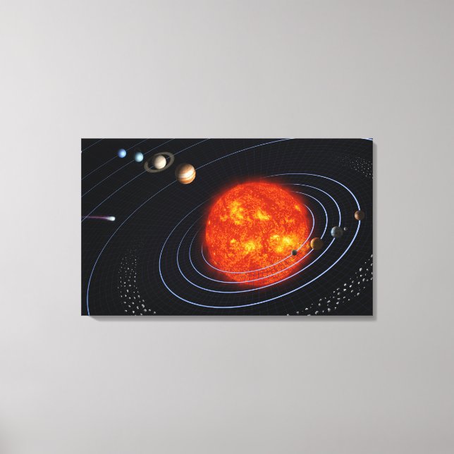 Lienzo Sistema solar 8 (Anverso)