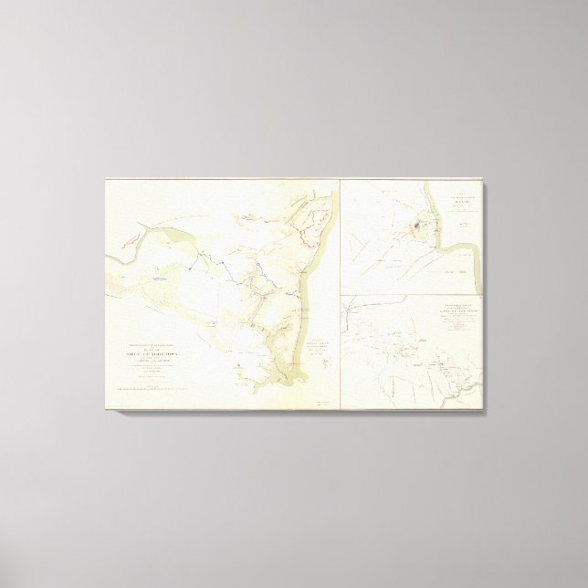 Lienzo Sitio de Yorktown (Anverso)
