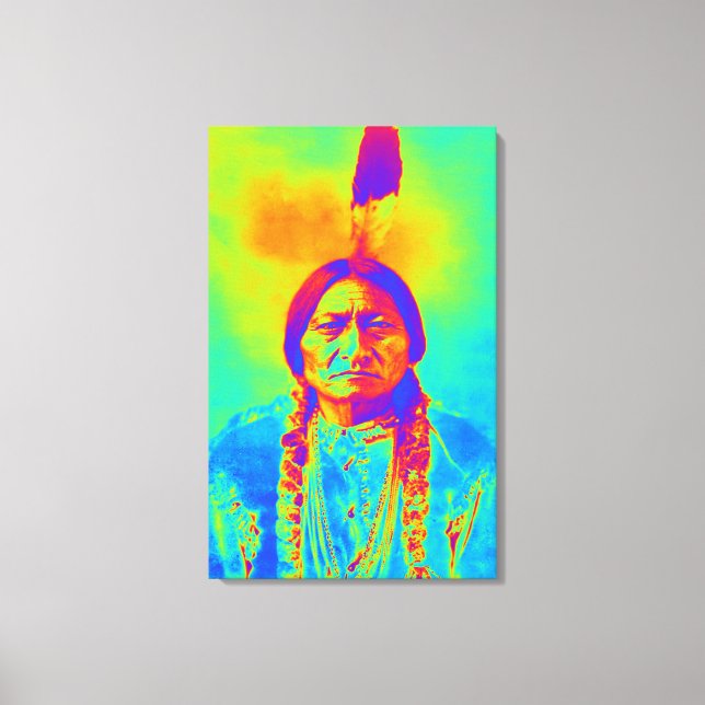 Lienzo Sitting Bull (Anverso)