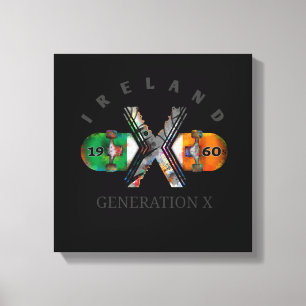 Lienzo Skateboard Generation X Ireland de los años 1960