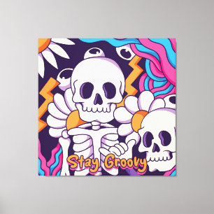 Lienzo Skeleton de Groovy