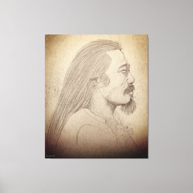 Lienzo Sketch of Kitaro (Anverso)