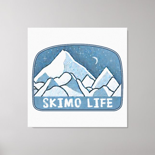 Lienzo Skimo Life (Anverso)