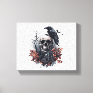 Lienzo Skull Chef Kitchen Master