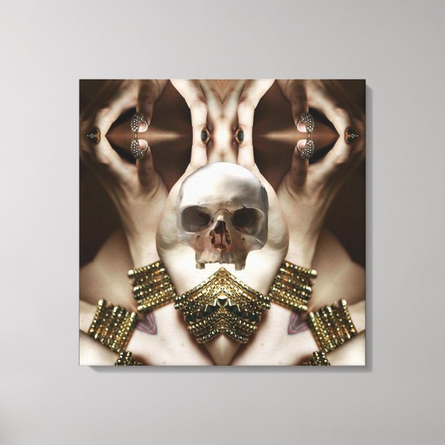 Lienzo Skull Magic (Anverso)