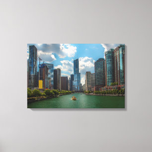 Lienzo Skyline Chicago