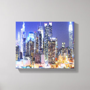 Lienzo Skyline de Manhattan