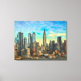 Lienzo Skyline de Nueva York