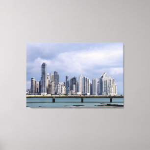 Lienzo Skyline de Panamá