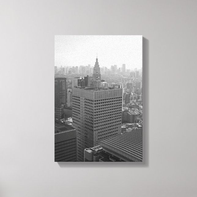 Lienzo Skyline de Tokio (Anverso)