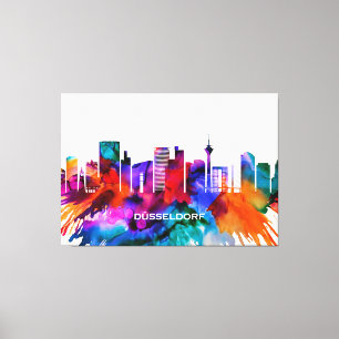 Lienzo Skyline Dusseldorf