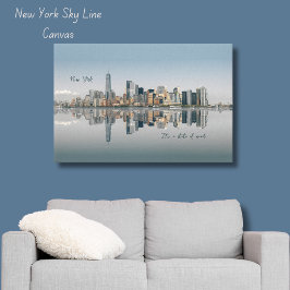 Lienzo Skyline Manhattan de Nueva York