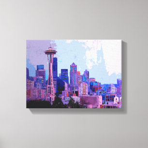 Lienzo Skyline Seattle