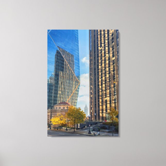 Lienzo Skyline Seattle (Anverso)