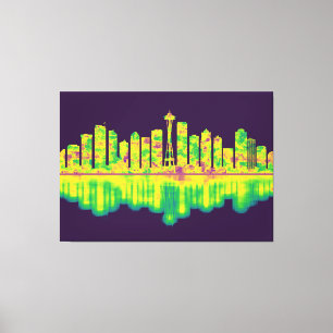 Lienzo Skyline Seattle Washington