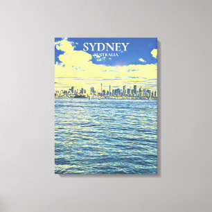 Lienzo Skyline Travel de Sydney Harbour