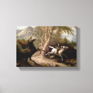 Lienzo Sleepy Hollow Cabeza de caballo sin cabeza enmarca