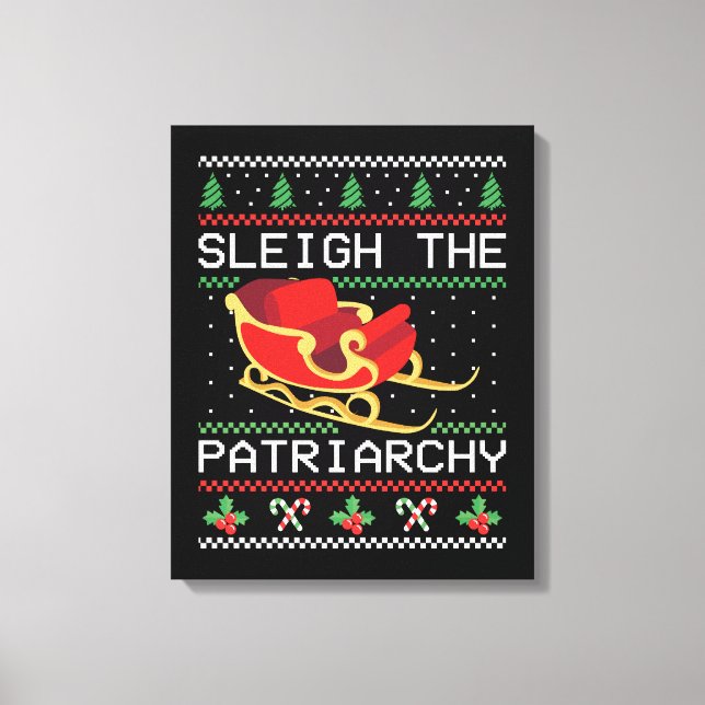 Lienzo Sleigh El Patriarcado I (Anverso)