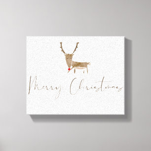 Lienzo SlipperyJoe Merry Nocheveris rinoceronte