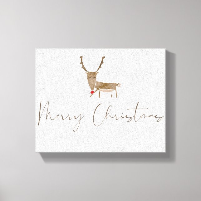 Lienzo SlipperyJoe Merry Nocheveris rinoceronte (Anverso)