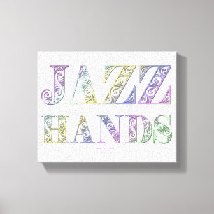 Lienzo SlipperyJoe's musical de Broadway Jazz Hands queer
