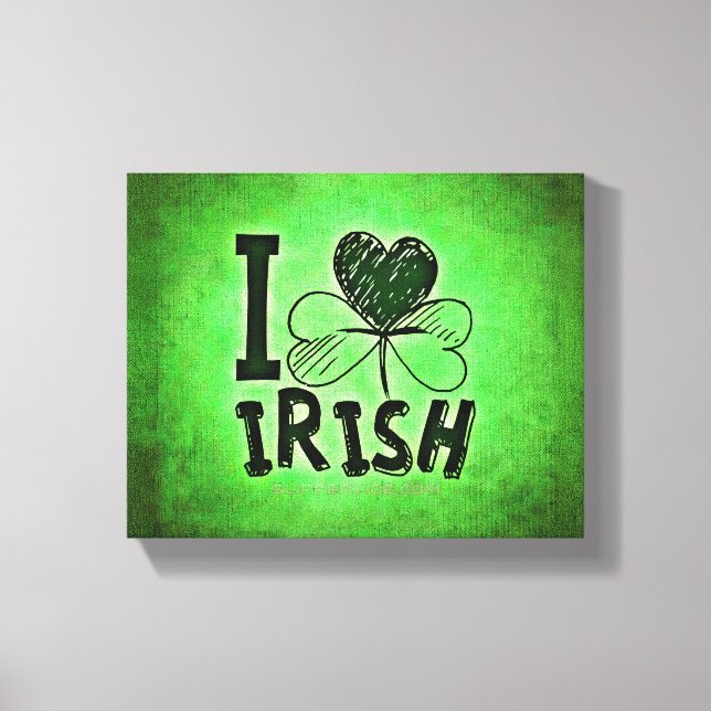Lienzo SlipperyJoe's Saint Patrick's Day holiday Irish pr (Anverso)