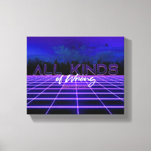 Lienzo SlipperyJoe's todo tipo de negrita de texto 3D ret