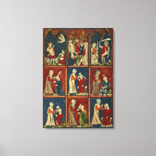 Lienzo Sloane escenas médicas y bíblicas de 1977 fol.2V