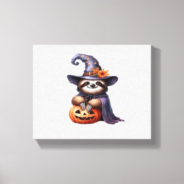 Lienzo Sloth Halloween Outfit Classic T-Shirt (Anverso)