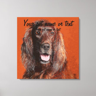Lienzo Smart Irish Setter Dog
