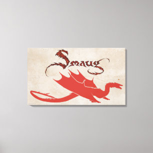 Lienzo SMAUG™ Silhouette & Name
