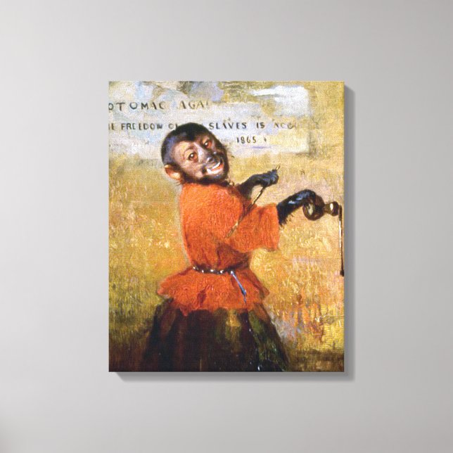 Lienzo Smiling Monkey (Anverso)