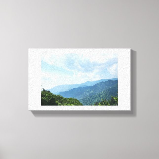 Lienzo Smokey Mountain (Anverso)