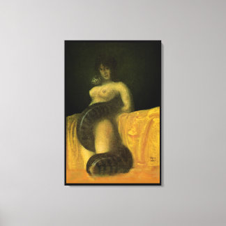 Lienzo SnakeGrl Stretched Canvas Wall Art 24x36 (THICK)