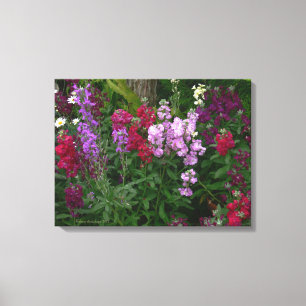 LIENZO "SNAPDRAGONS"/FOTOG/3 PANELES CANVAS GLOSS