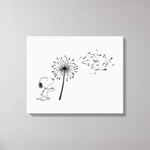 Lienzo Snoopy con Dandelion