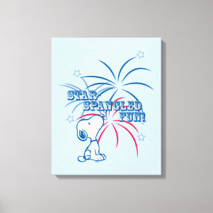 Lienzo Snoopy Star Spangling Fun