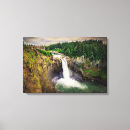 Lienzo Snoqualmie Falls Washington