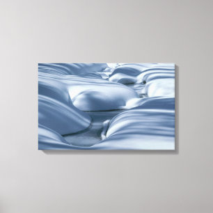 Lienzo Snowbanks Undulating y corriente congelada 2