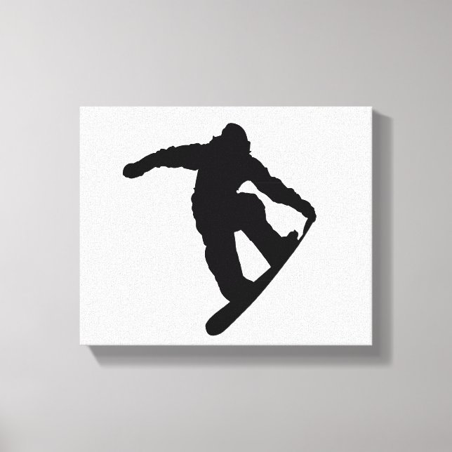 Lienzo Snowboarder (Anverso)