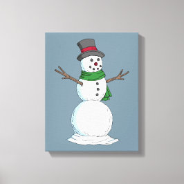 Lienzo Snowman