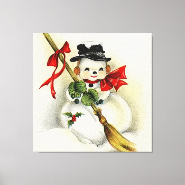 Lienzo Snowman 001 (Anverso)